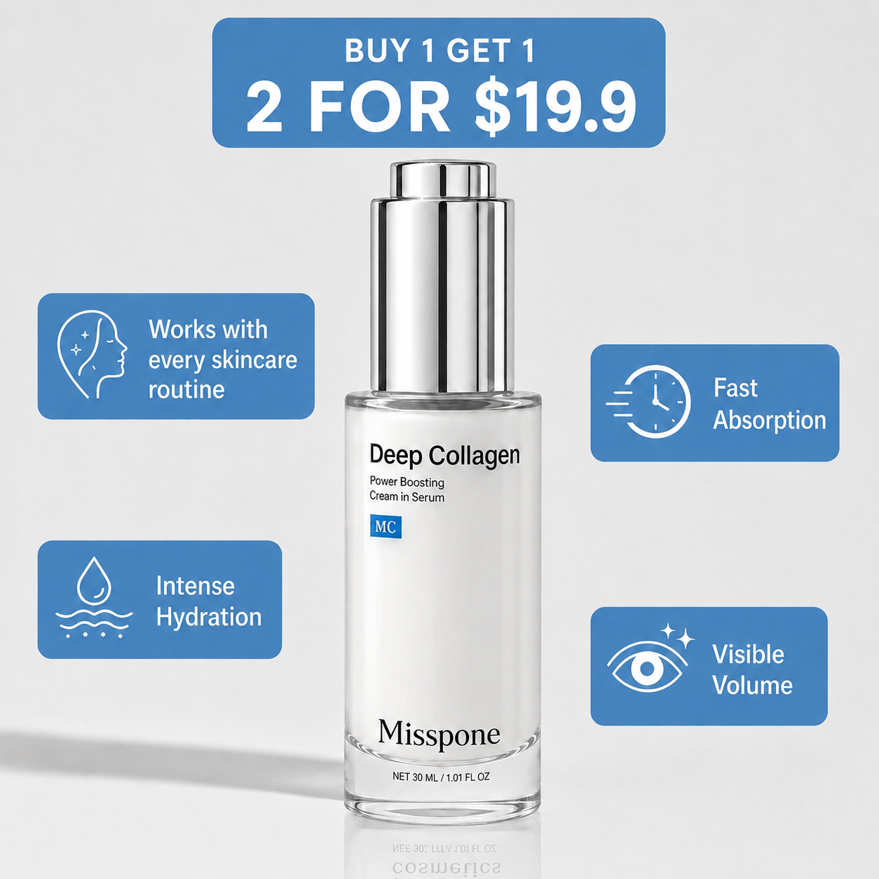 🔥LAST DAY Buy 1 Get 1 Free🔥| Korean Collagen Serum for Mature Skin