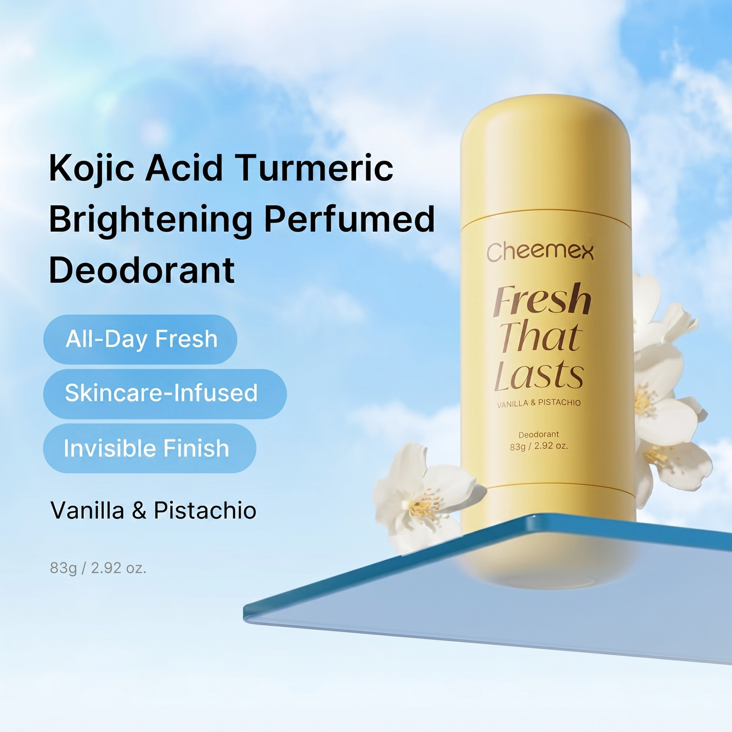 ⚡Crazy-Sale Deodorant Vanilla & Pistachio Fresh That Lasts