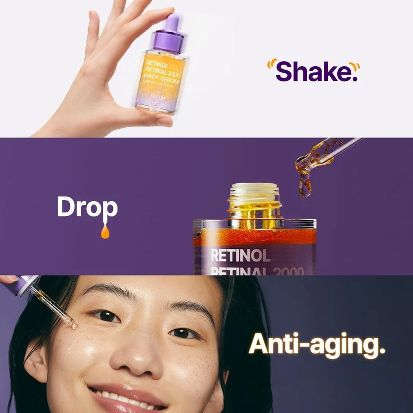 JAXVOLT Retinol + Retinal Firming Serum for Fine Lines & Smoother-Looking Skin