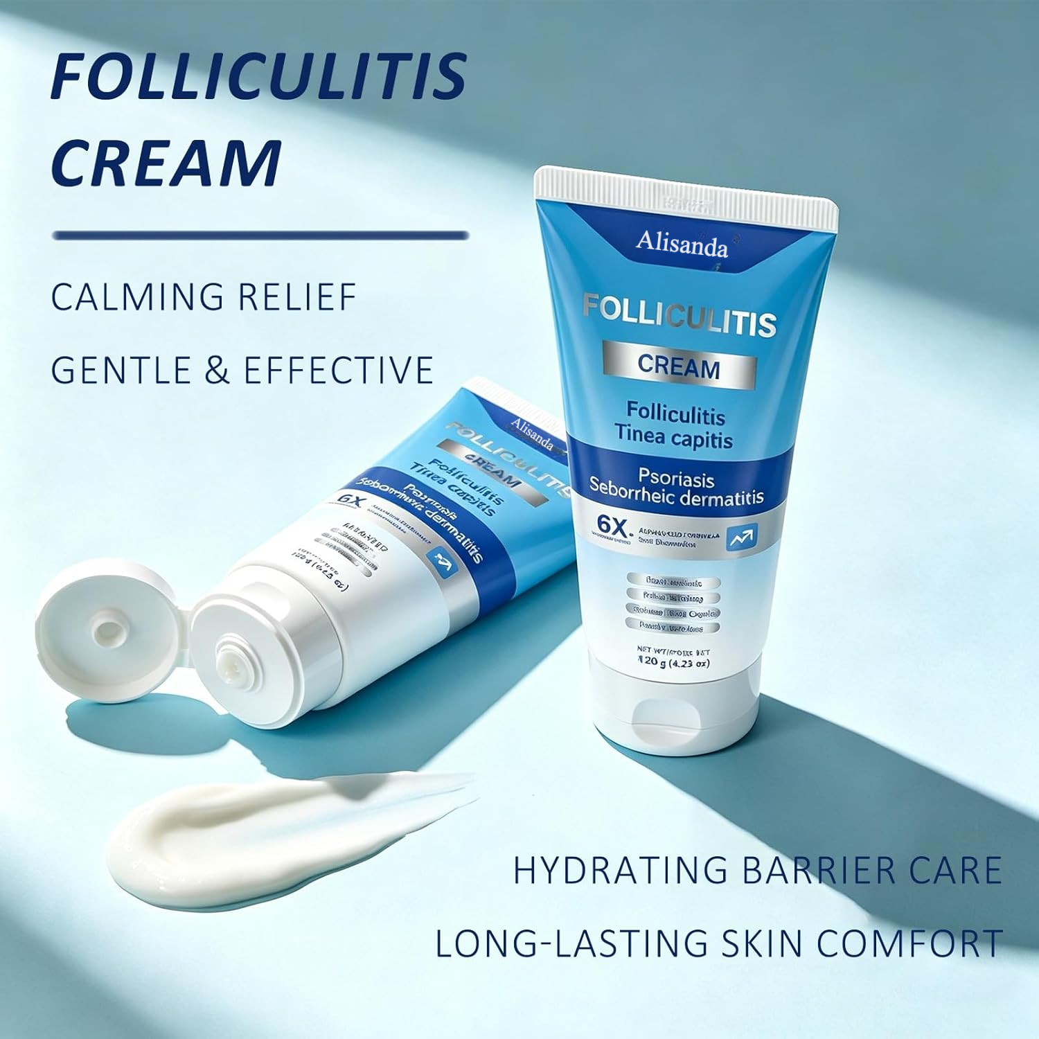 A cooling body cream for the places bumps keep coming back.