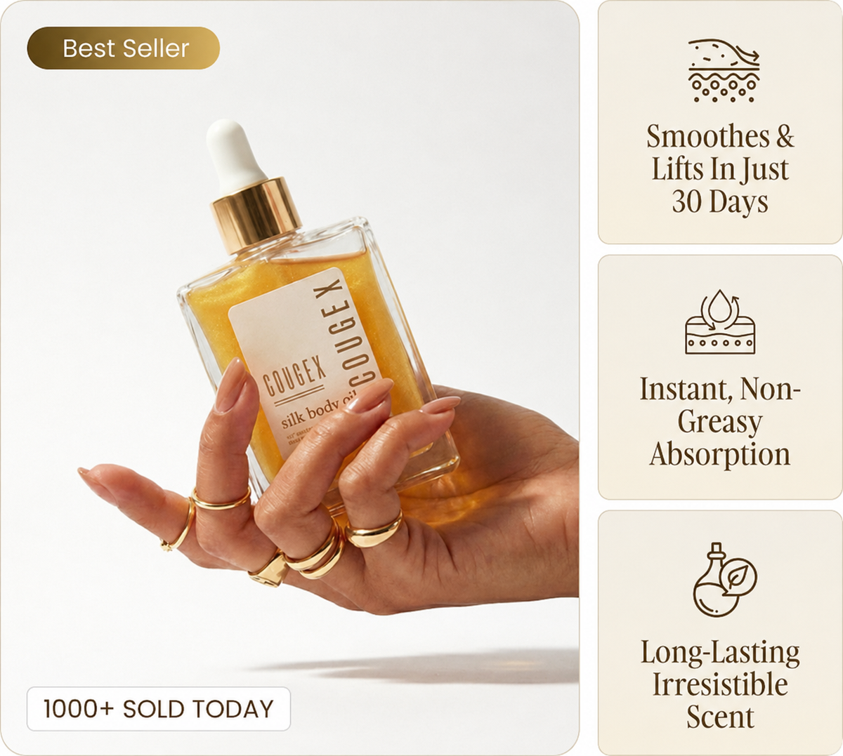 LAST DAY Buy 1 Get 1 FreeCougex® Silk Body Oil