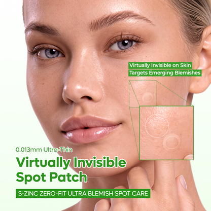 🔥LAST DAY Buy 1 Get 1 Free🔥S-ZINC CLEAR-SKIN Ultra Thin Blemish Spot Patch