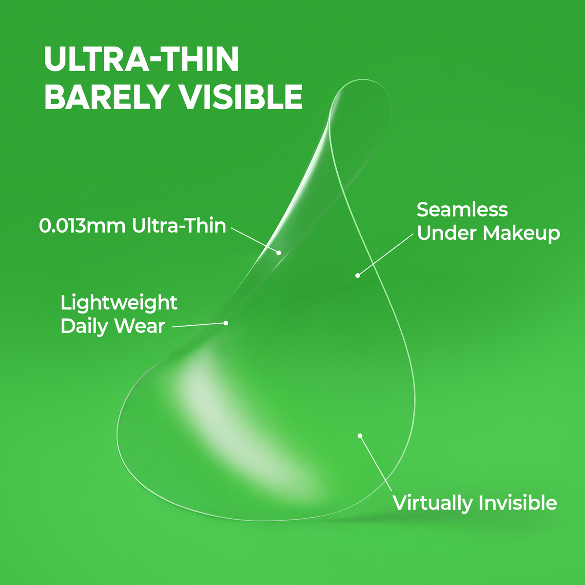 0.013mm ultra thin blemish patch