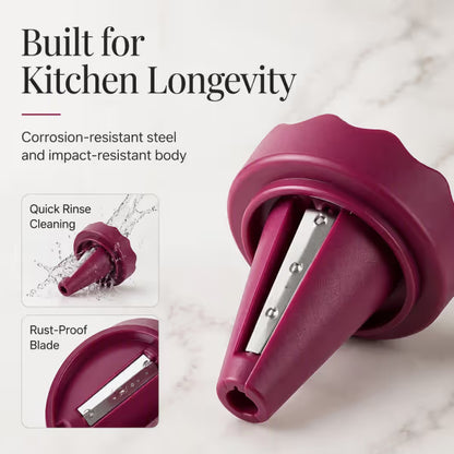 🥕✨ Manual Vegetable Spiralizer and Curler for Rose Flower Carving – Turn Carrots into Restaurant-Style Roses in 60 Seconds! 🌹🍽️