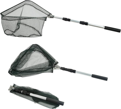 RESTCLOUD Folding Telescopic Fishing Landing Net — 50-Inch Reach — product image
