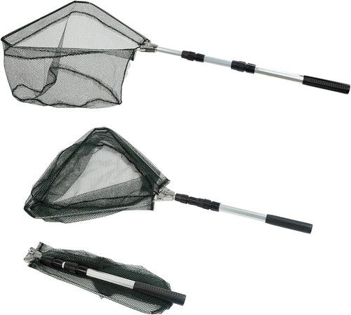 RESTCLOUD Folding Telescopic Fishing Landing Net — 50-Inch Reach — product image