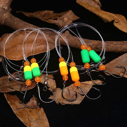 XFISHMAN Pompano Surf Fishing Rigs — 6-Pack, 2/0 Circle Hooks — detail 4