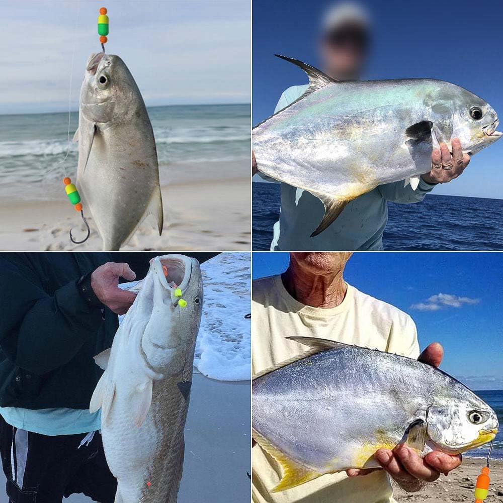 XFISHMAN Pompano Surf Fishing Rigs — 6-Pack, 2/0 Circle Hooks — detail 5