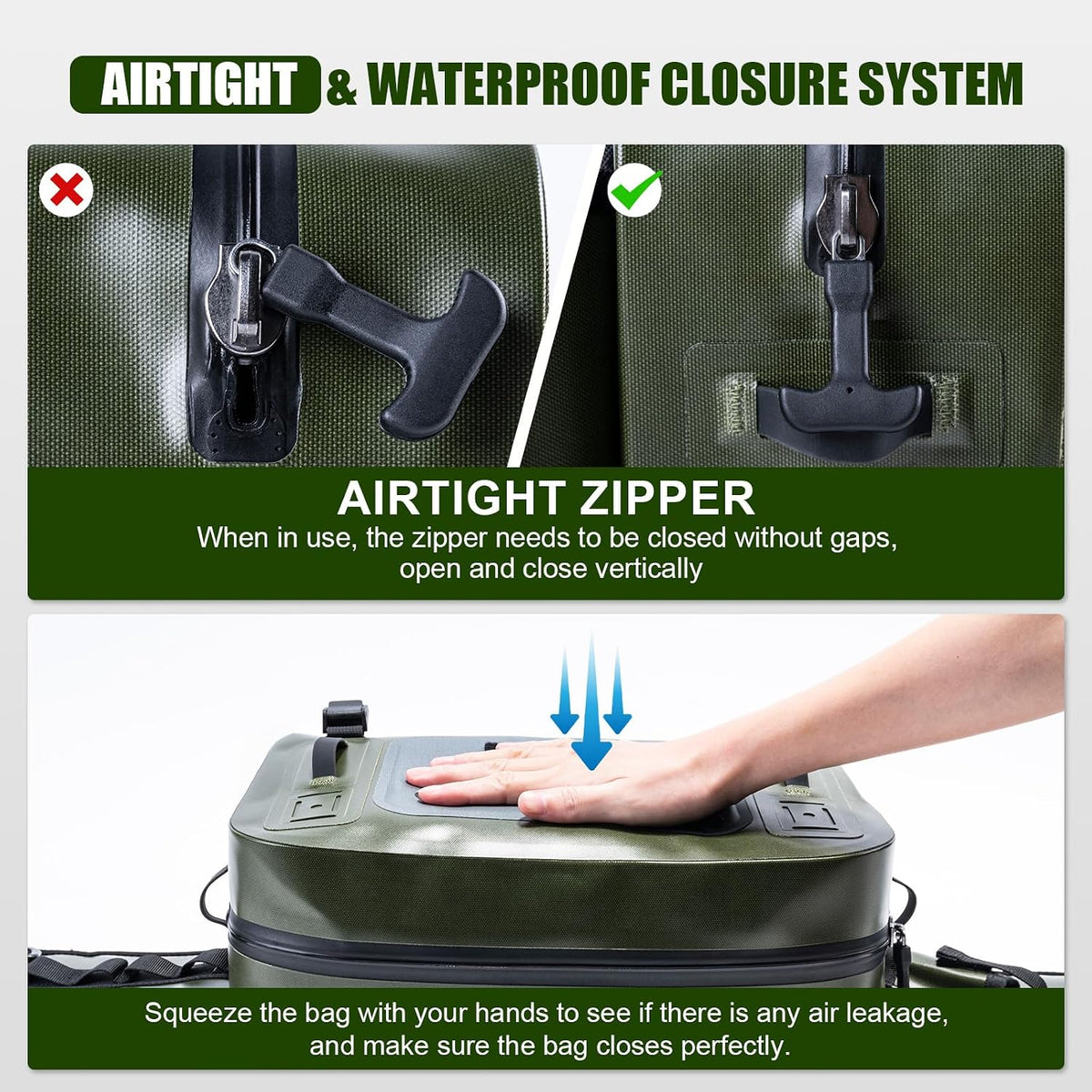 Goture Waterproof Fishing Waist Pack — 9 L — detail 2