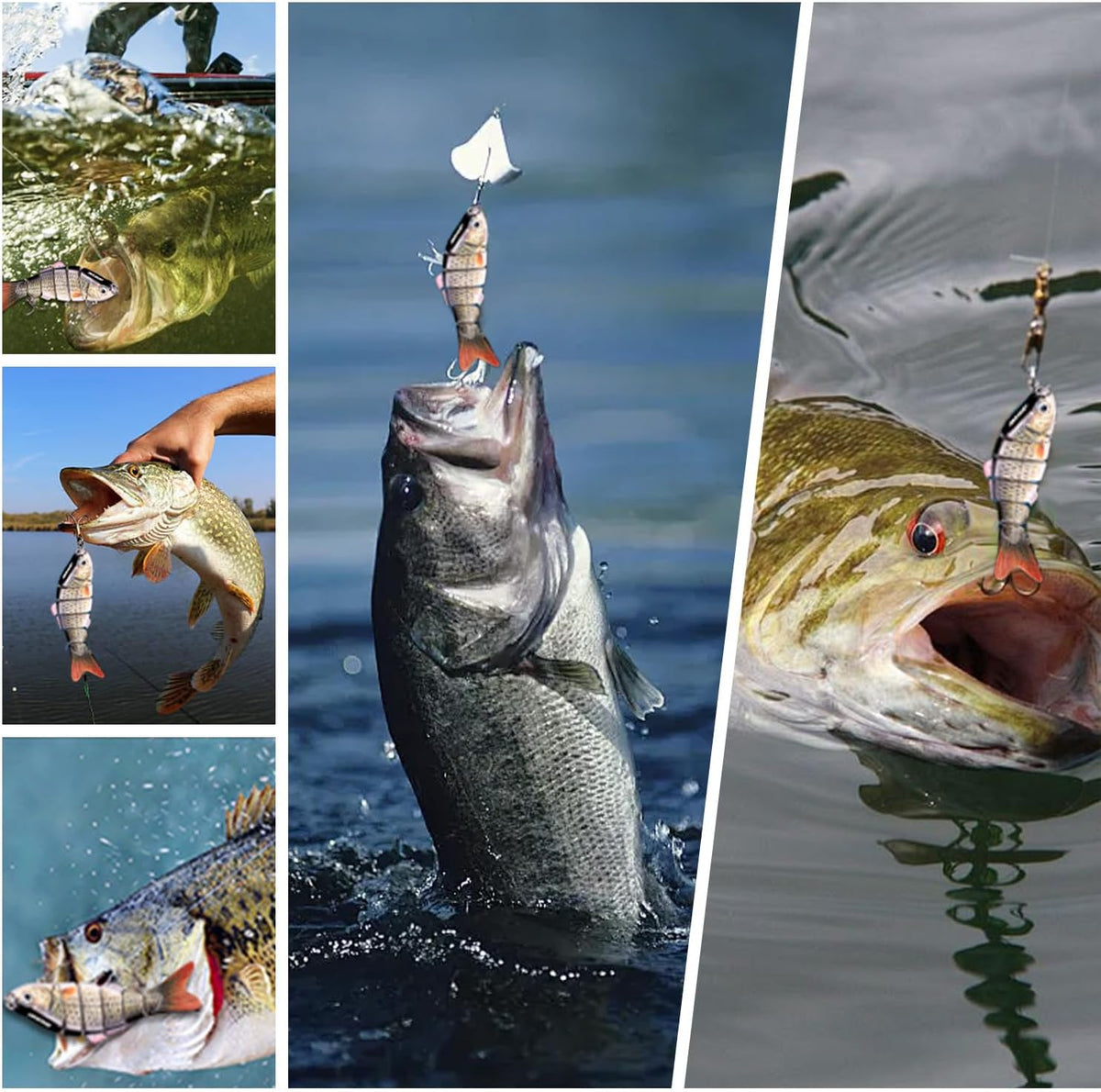 CHSMONB Jointed Slow-Sinking Swimbaits — 6-Piece Set — detail 6