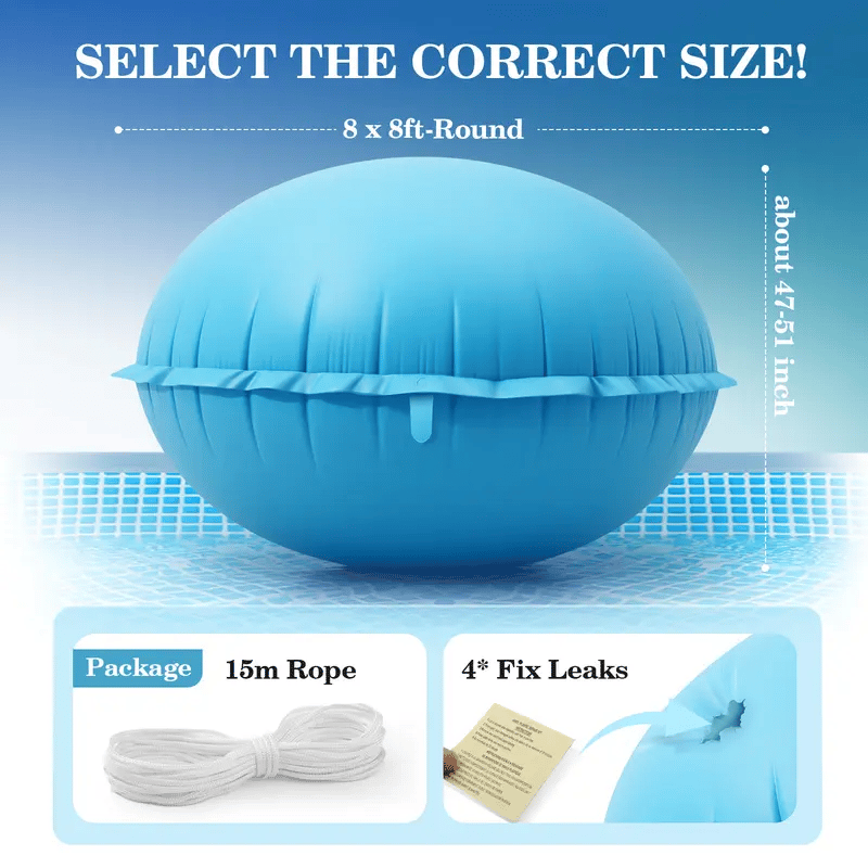 Heavy‑Duty PVC Winter Pool Pillow for Above‑Ground Pools
