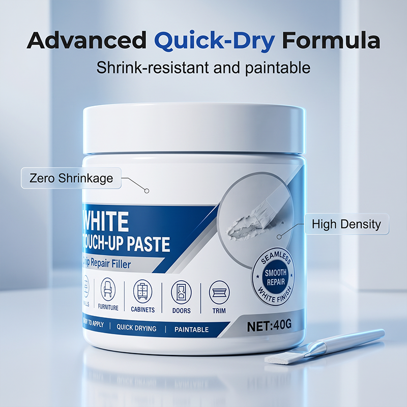 🔥LAST DAY Buy 1 Get 1 Free🔥White Furniture Touch-Up Paste with Brush
