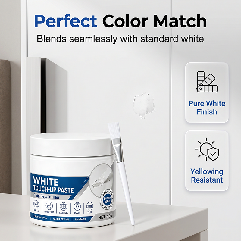 🔥LAST DAY Buy 1 Get 1 Free🔥White Furniture Touch-Up Paste with Brush