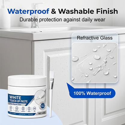 🔥LAST DAY Buy 1 Get 1 Free🔥White Furniture Touch-Up Paste with Brush